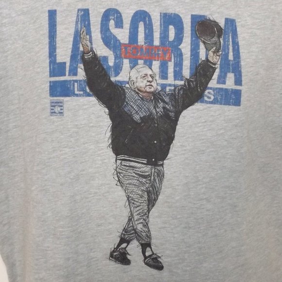 TOMMY LASORDA Tshirt, L, Gray, Graphic Tee, MLB, Short sleeves - Picture 2 of 8